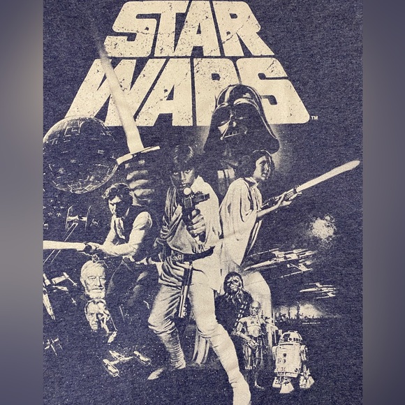 Vintage Classic Star Wars Comic Movie Fan Mad Engine Adult Size Med Logo Shirt - Picture 4 of 10
